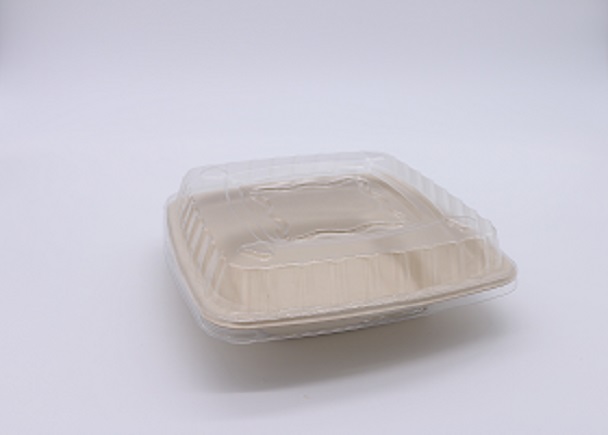 Square bowl and PET lid